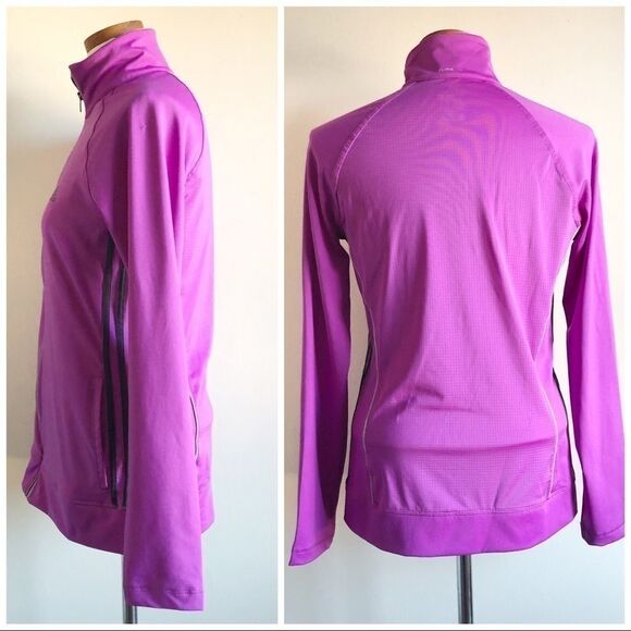 Adidas Purple Full Zip Light weight Jacket - Picture 7 of 8